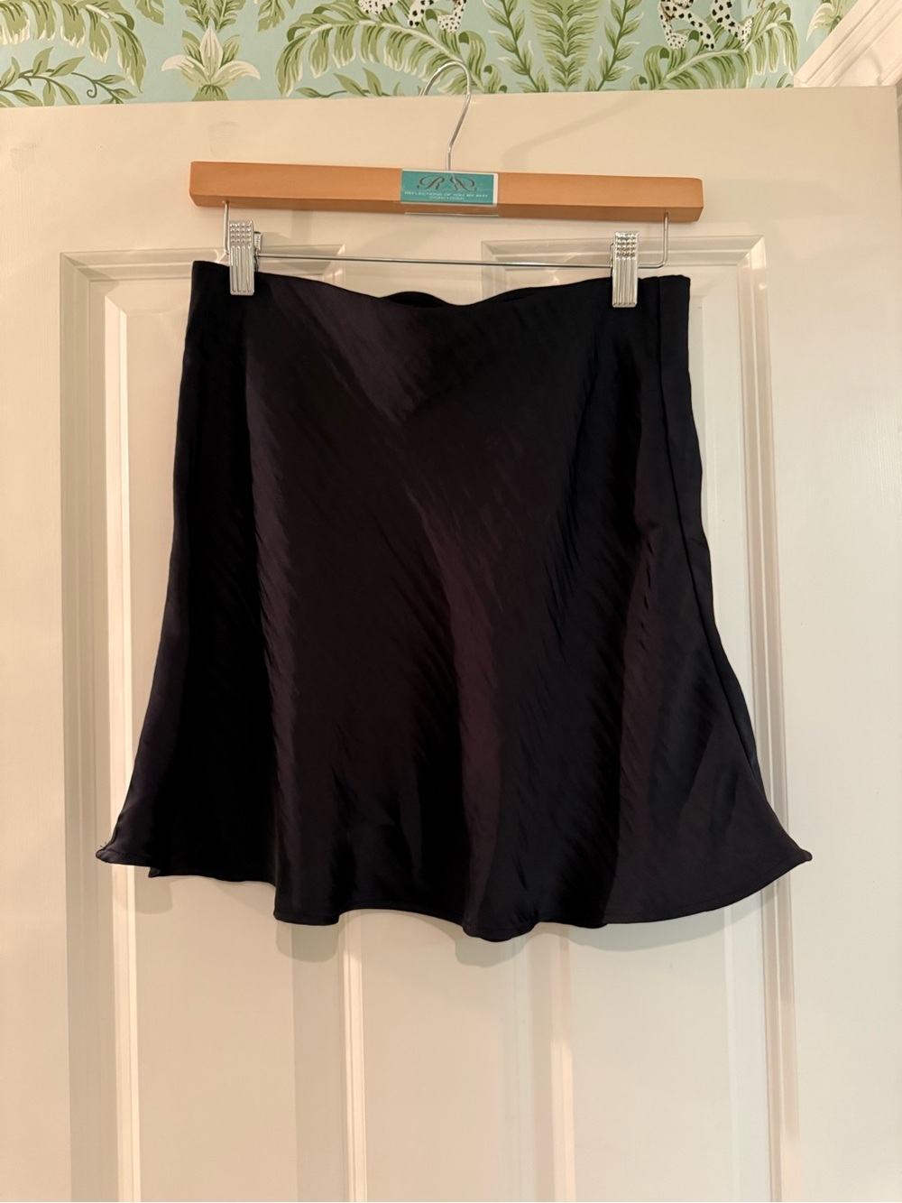 Target Black Satin Circle Skirt